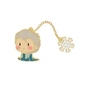 Disney Princess Elsa Frozen Snowflake Snow Bag Shirt Brooch Fashion Acce…